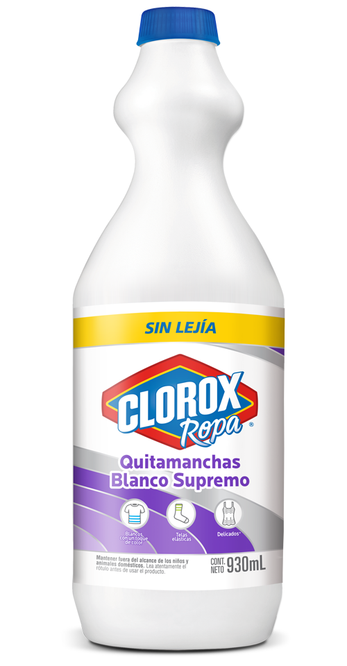 cerrar Eliminación Cualquier Clorox® Ropa Quitamanchas Blanco Supremo | Clorox Peru